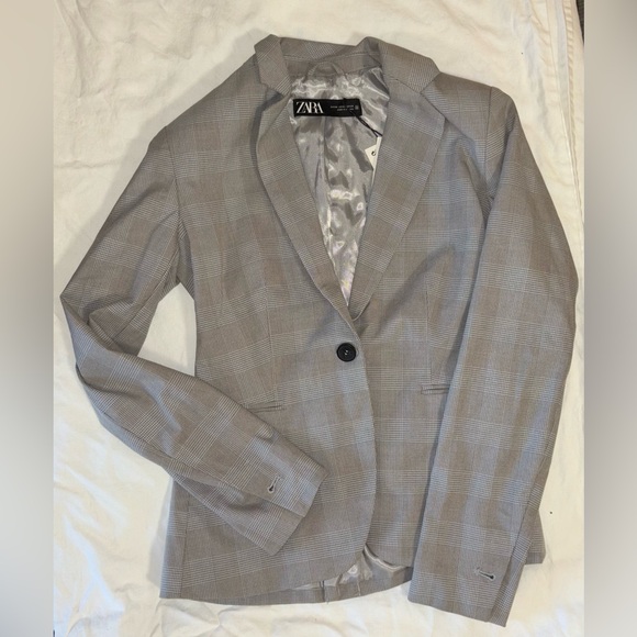 ZARA grey blazer. Size 2. - Picture 1 of 2